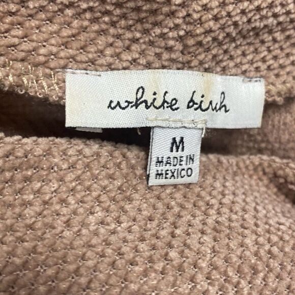 White Birch Mauve Ling Sleeve Cheetah Elbow Pads Dress  Size Medium - Picture 4 of 5